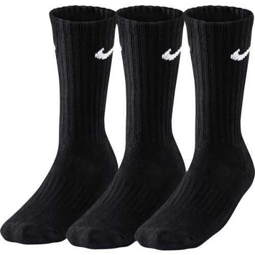 Nike 3PPK VALUE COTTON CREW černá 34-38 - Sportovní ponožky Nike