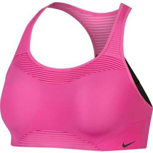 Nike ALPHA BRA NOVELTY růžová M D-E - Dámská sportovní podprsenka Nike