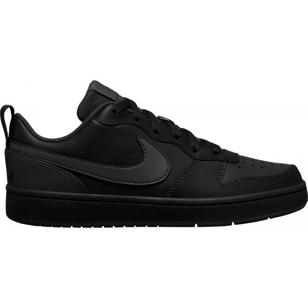 Nike COURT BOROUGH LOW 2 GS černá 3.5 - Dětská volnočasová obuv Nike