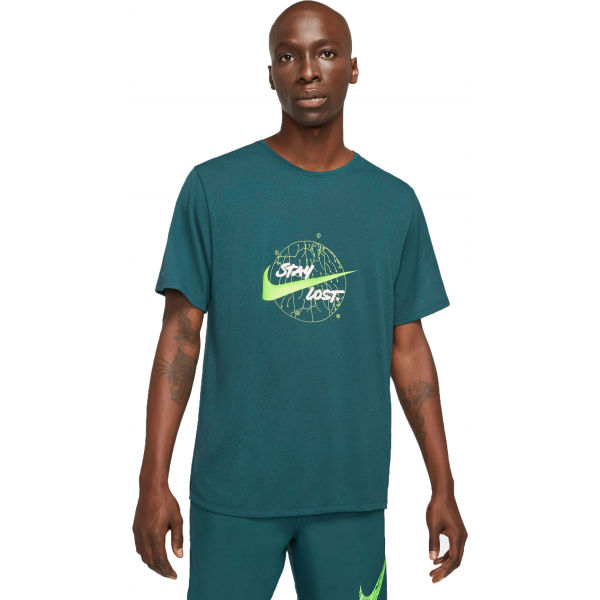 Nike DF MILER TOP SS WR GX M  L - Pánské běžecké tričko Nike