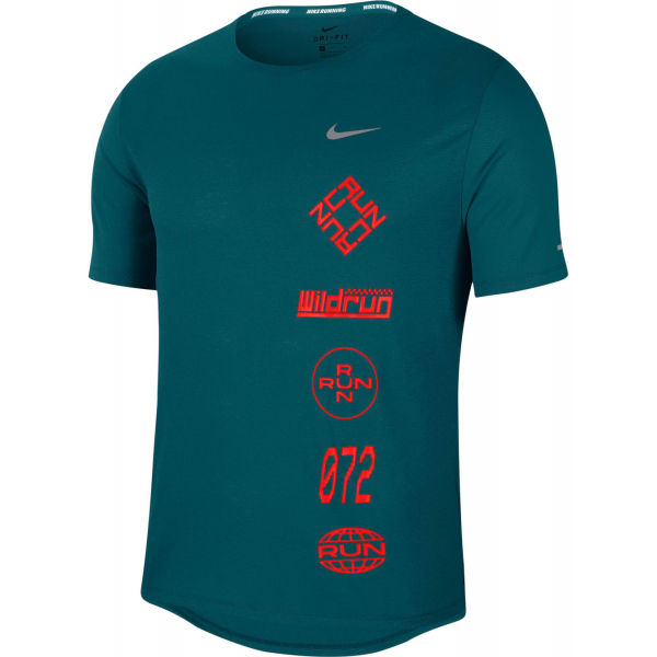 Nike DF MILER TOP SS WR GX  S - Pánské běžecké tričko Nike