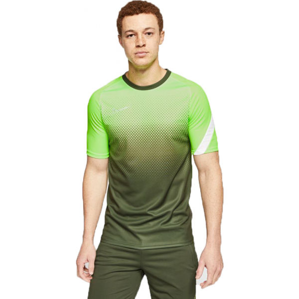 Nike DRY ACD TOP SS GX FP M zelená XL - Pánské fotbalové tričko Nike