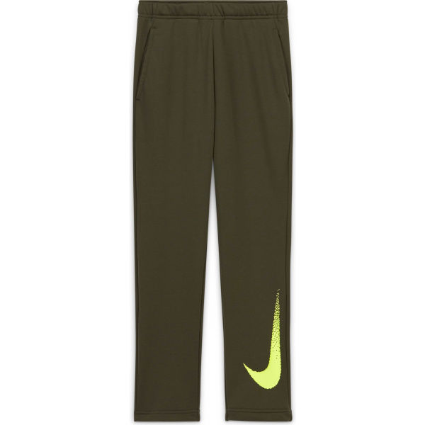 Nike DRY FLC PANT GFX2 B zelená S - Chlapecké kalhoty Nike