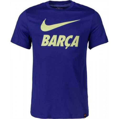 Nike FC BARCELONA TEE SNR  M - Pánské fotbalové tričko Nike