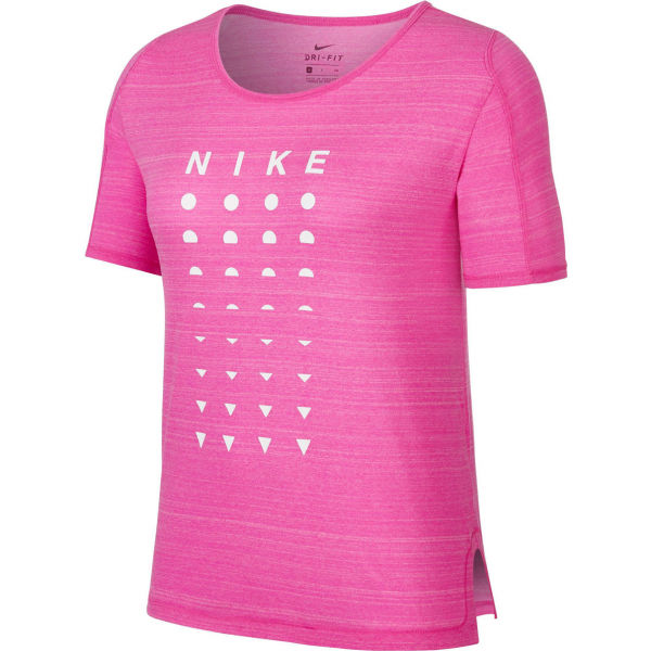 Nike ICON CLASH růžová M - Dámské běžecké tričko Nike