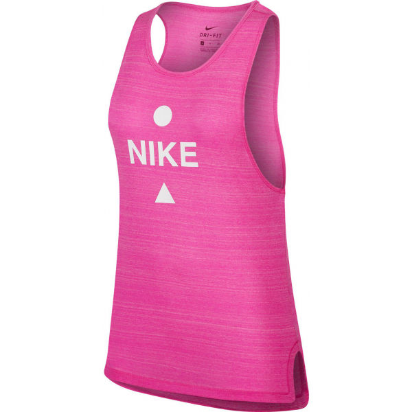 Nike ICON CLASH růžová S - Dámský běžecký top Nike