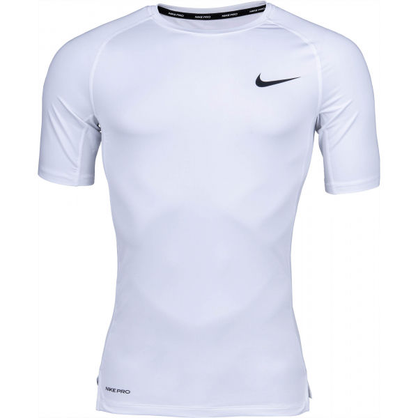 Nike NP TOP SS TIGHT M bílá 2XL - Pánské tričko Nike