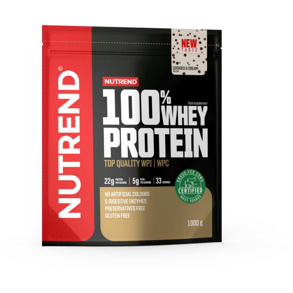 Nutrend 100% WHEY PROTEIN 1000 g COOKIES-CREAM   - Protein Nutrend