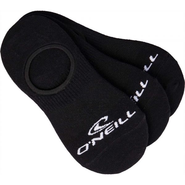 O'Neill FOOTIE ONEILL WHITE 3P černá 35 - 38 - Unisex ponožky O'Neill