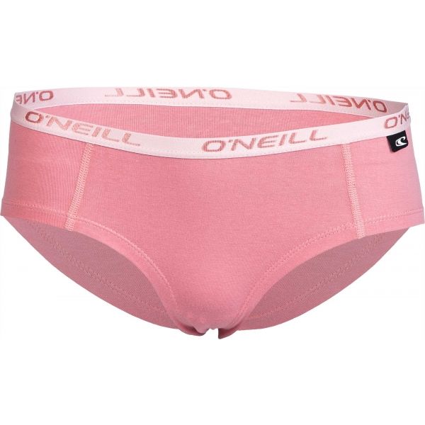 O'Neill HIPSTER 2-PACK růžová L - Dámské spodní kalhotky O'Neill