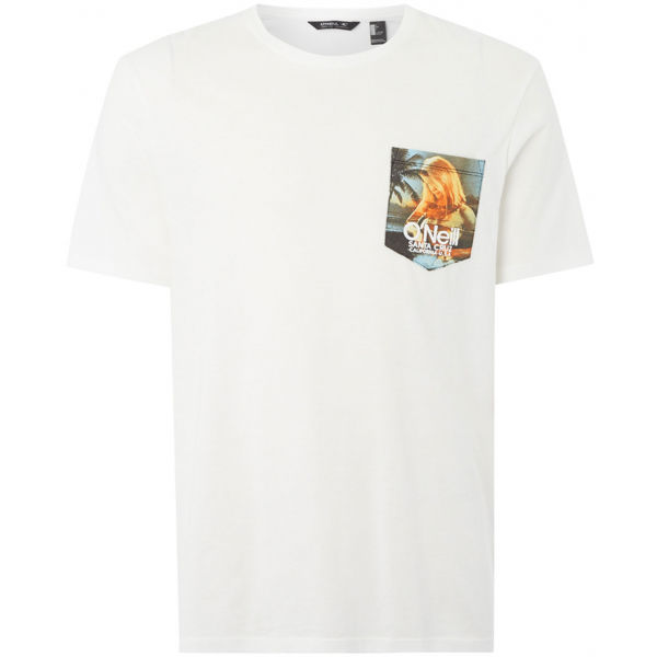 O'Neill LM PRINT T-SHIRT bílá S - Pánské tričko O'Neill