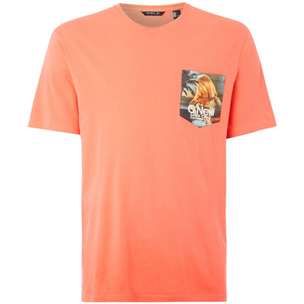 O'Neill LM PRINT T-SHIRT oranžová S - Pánské tričko O'Neill