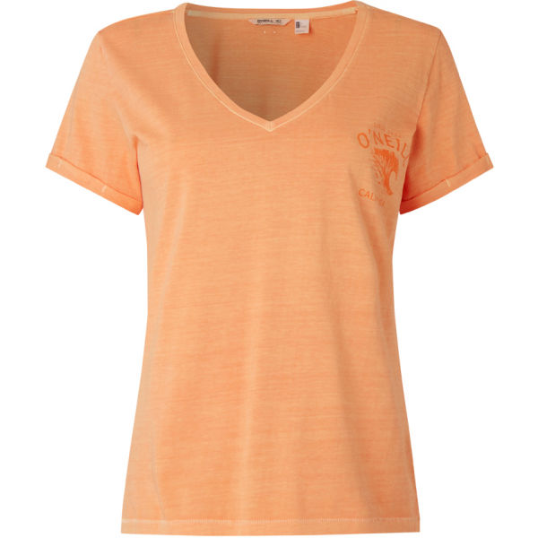 O'Neill LW GIULIA T-SHIRT oranžová XS - Dámské tričko O'Neill