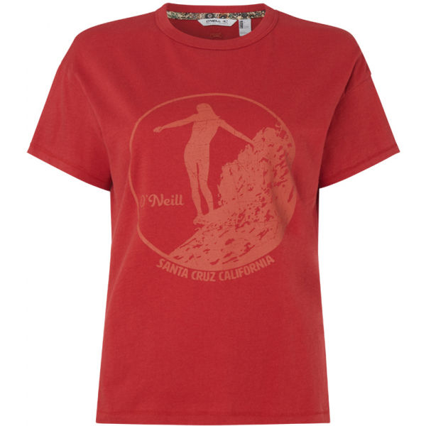 O'Neill LW OLYMPIA T-SHIRT červená L - Dámské tričko O'Neill
