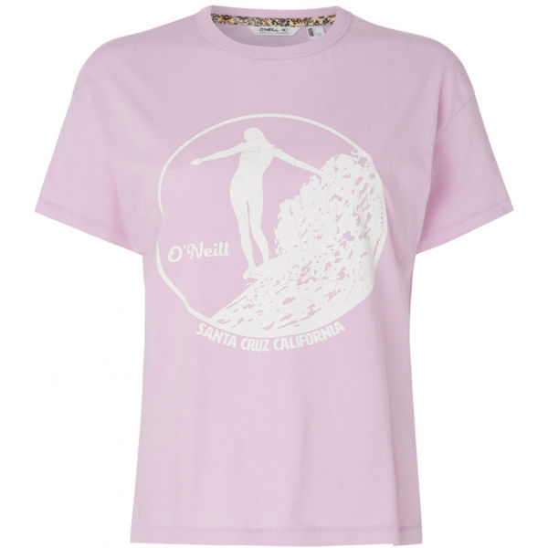 O'Neill LW OLYMPIA T-SHIRT světle růžová XS - Dámské tričko O'Neill