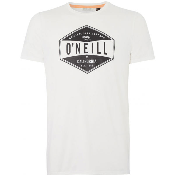 O'Neill PM SURF COMPANY HYBRID T-SHIRT bílá S - Pánské tričko O'Neill