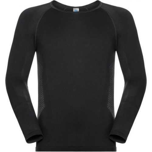 Odlo SUW MEN'S TOP L/S CREW NECK PERFORMANCE ESSENTIALS WARM černá S - Pánské funkční tričko Odlo