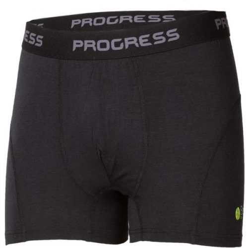 Progress E SKN BAMBUS černá L - Pánské boxerky Progress
