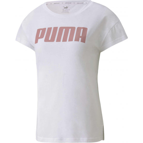 Puma ACTIVE LOGO TEE bílá S - Dámské sportovní triko Puma