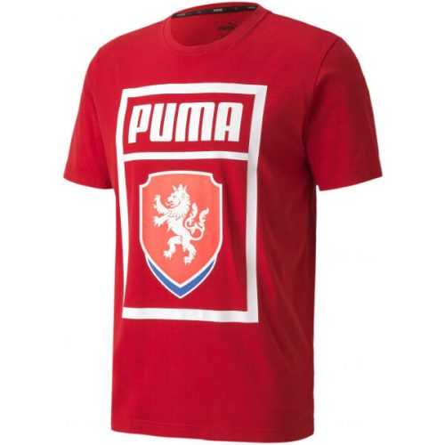 Puma FACR PUMA DNA TEE  XS - Pánské fotbalové triko Puma