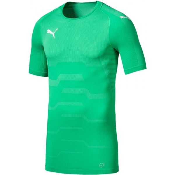 Puma FINAL EVOKNIT GK JERSEY zelená XL - Pánské brankářské triko Puma