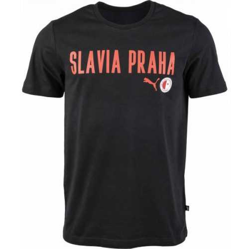 Puma Slavia Prague Graphic Tee DBLU  2XL - Pánské triko Puma