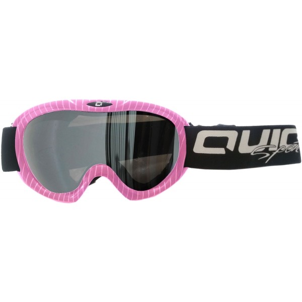 Quick JR CSG-030 růžová NS - Dětské lyžařské brýle Quick