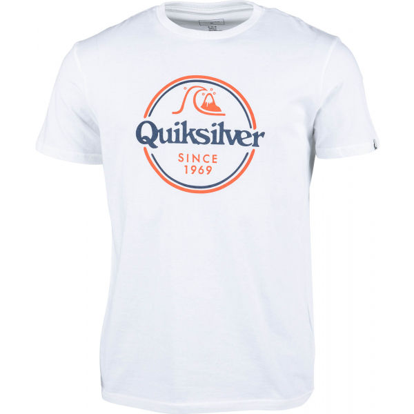 Quiksilver WORDS REMAIN SS bílá S - Pánské triko Quiksilver