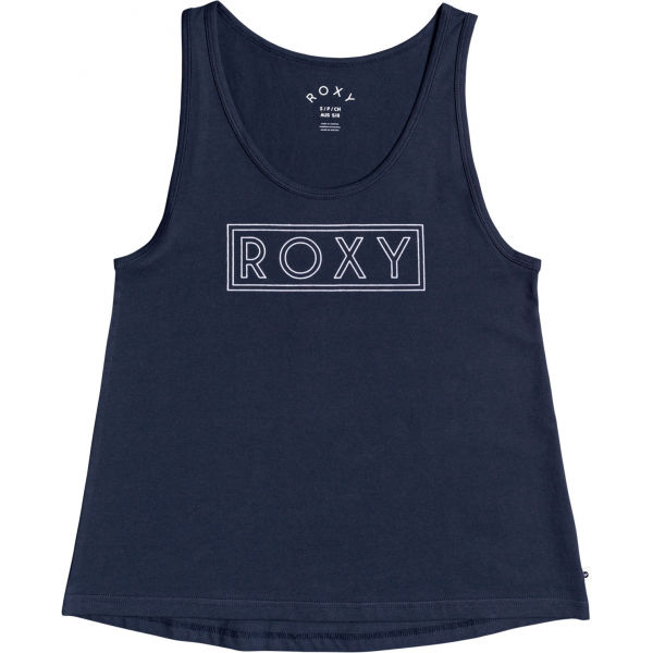 Roxy CLOSING PARTY WORD tmavě modrá XS - Dámské tílko Roxy