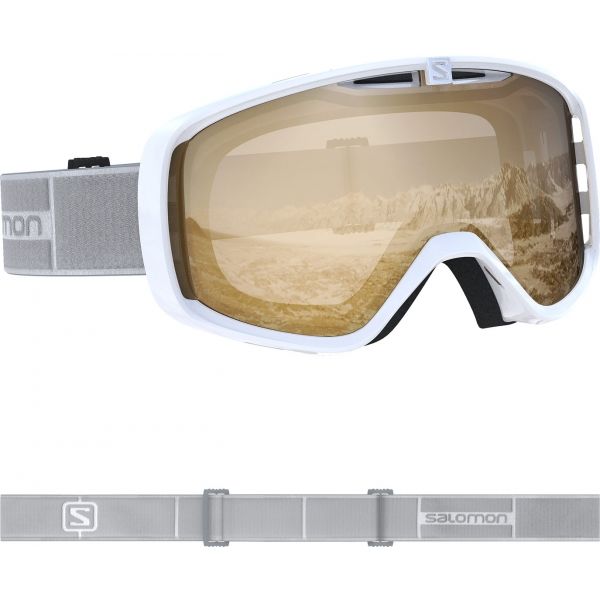Salomon AKSIUM ACCESS bílá NS - Unisex lyžařské brýle Salomon
