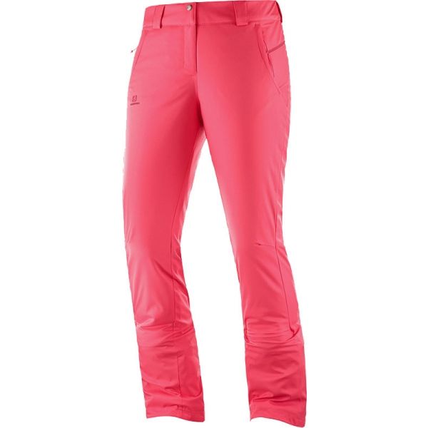 Salomon STORMSEASON růžová XL - Dámské lyžařské kalhoty Salomon