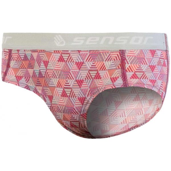 Sensor MERINO IMPRESS fialová XL - Dámské funkční kalhotky Sensor