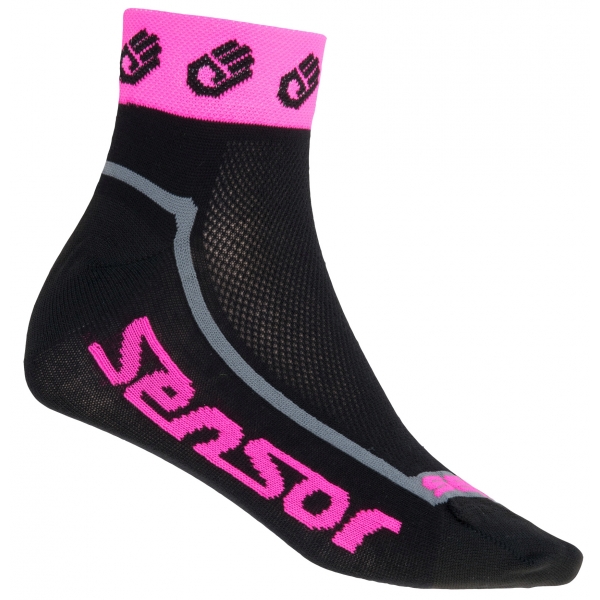 Sensor RACE LITE růžová 3-5 - Cyklistické ponožky Sensor