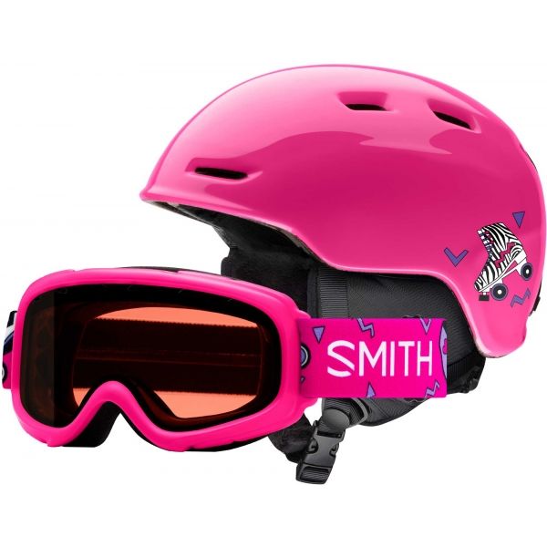 Smith ZOOM JR růžová (53 - 58) - Dětská lyžařská helma Smith