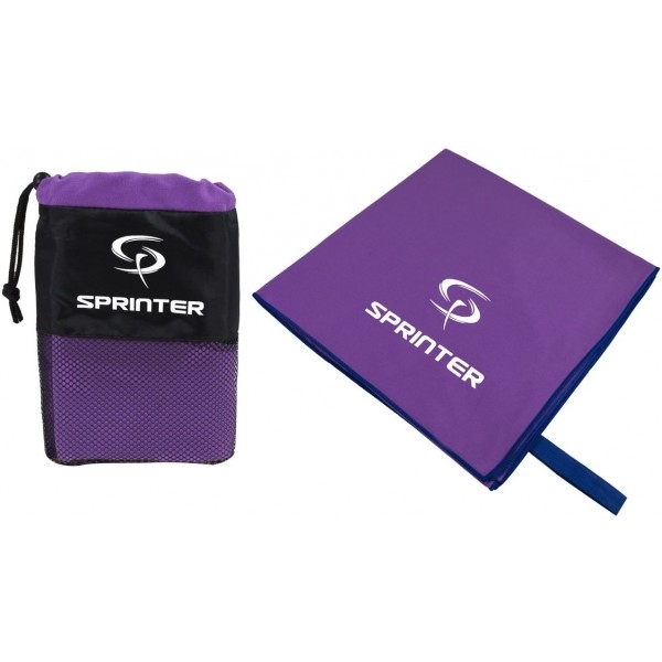 Sprinter RUČNÍK Z MIKROVLÁKNA 100x160CM fialová NS - Sportovní ručník z mikrovlákna Sprinter