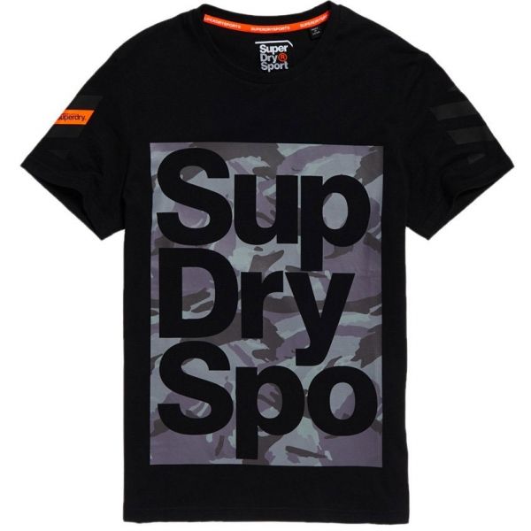 Superdry COMBAT BOXER TEE černá L - Pánské tričko Superdry