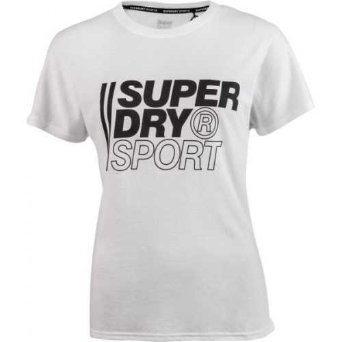 Superdry CORE SPORT GRAPHIC TEE bílá 14 - Pánské tričko Superdry