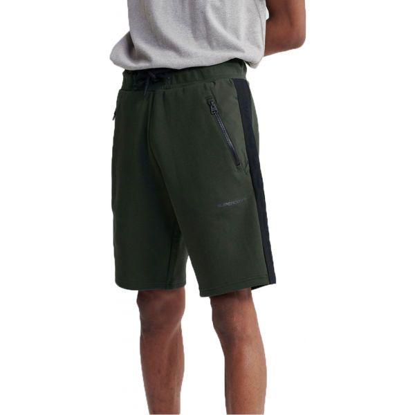 Superdry URBAN TECH SHORT tmavě zelená XL - Pánské šortky Superdry