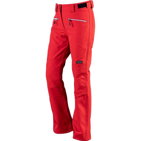 TRIMM VASANA červená M - Dámské softshellové lyžařské kalhoty TRIMM