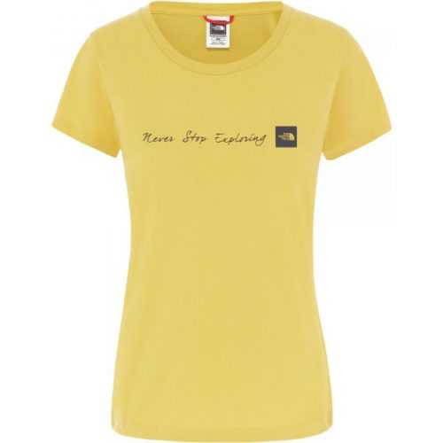 The North Face NSE TEE žlutá S - Dámské tričko The North Face