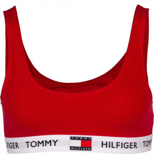 Tommy Hilfiger BRALETTE červená XS - Dámská podprsenka Tommy Hilfiger