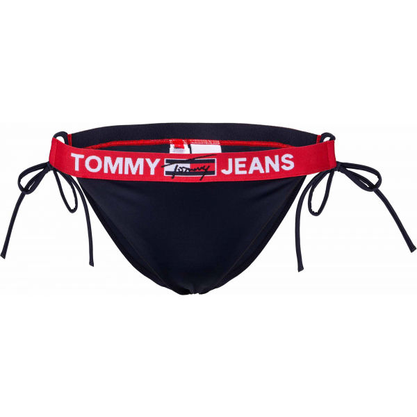 Tommy Hilfiger CHEEKY STRING SIDE TIE BIKINI  L - Dámský spodní díl plavek Tommy Hilfiger