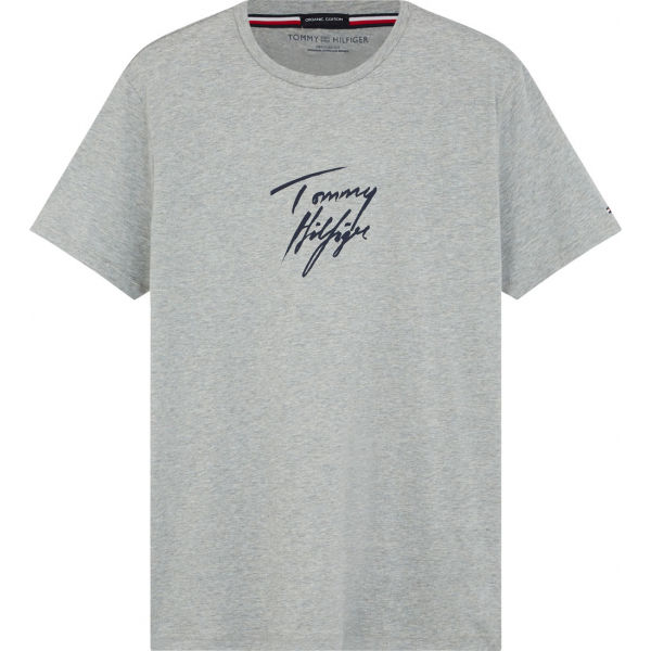 Tommy Hilfiger CN SS TEE LOGO  L - Pánské tričko Tommy Hilfiger
