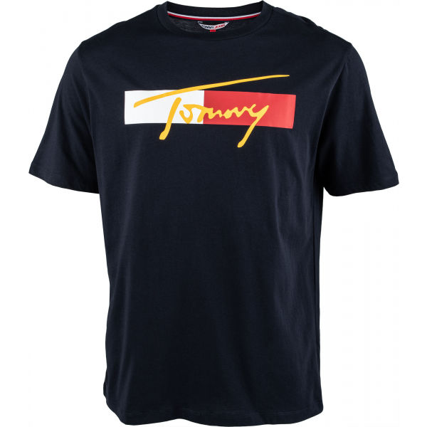 Tommy Hilfiger DROP SHOULDER TEE  2XL - Pánské tričko Tommy Hilfiger