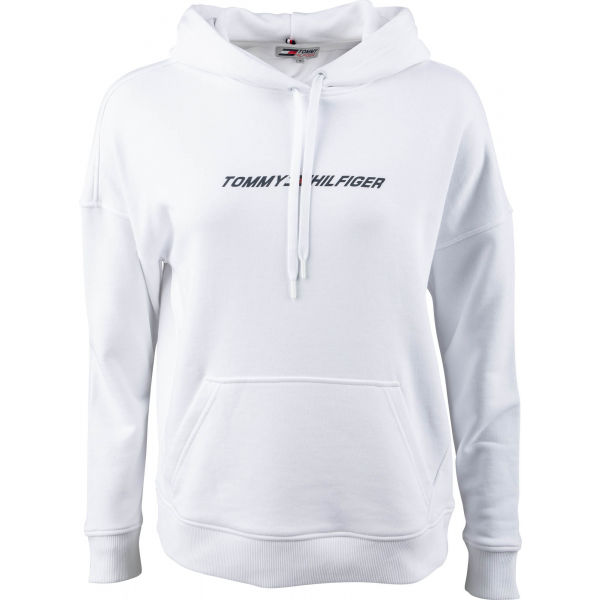 Tommy Hilfiger RELAXED GRAPHIC HOODIE LS  XS - Dámská mikina Tommy Hilfiger