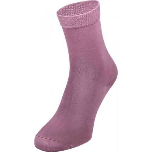 Tommy Hilfiger WOMEN SOCK 1P HEEL STRIPE fialová 35-38 - Dámské ponožky Tommy Hilfiger