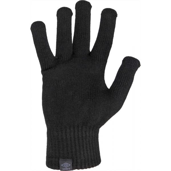 Umbro ZIGI černá UNI - Pánské pletené rukavice Umbro