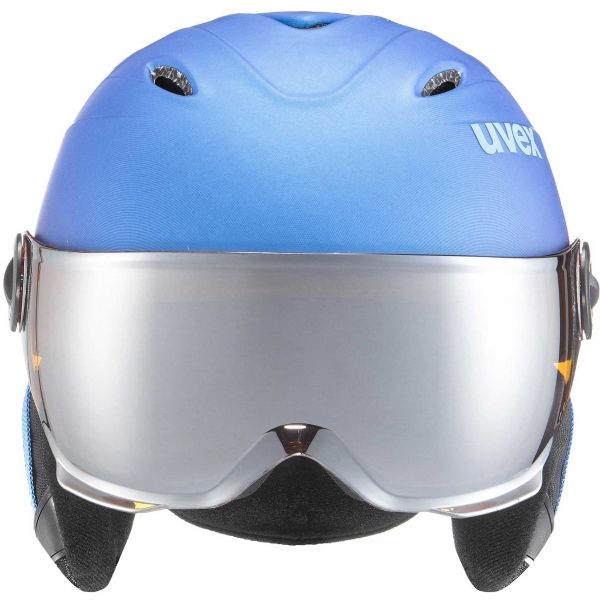 Uvex JUNIOR VISOR PRO modrá (54 - 56) - Dětská lyžařská helma Uvex