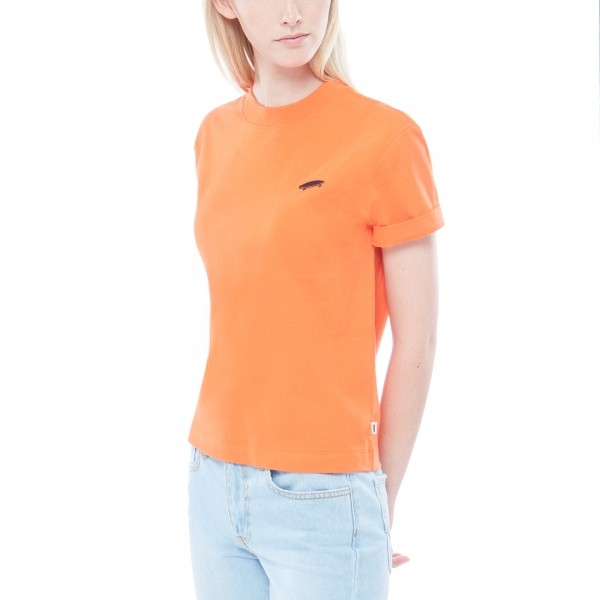 Vans BOULDER TOP oranžová M - Dámské tričko Vans