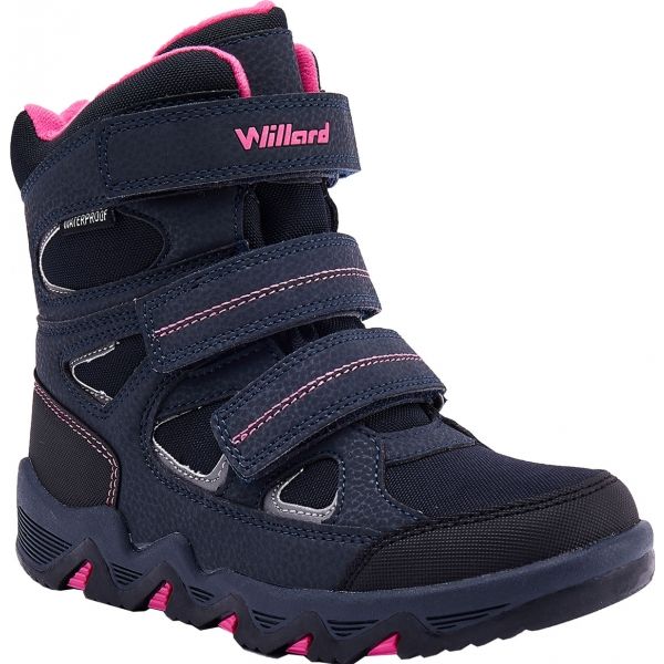 Willard CANADA HIGH růžová 27 - Dětská zimní obuv Willard